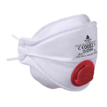 Masque Respiratoire FFP3 avec Soupape Deltaplus M1305V, lot de 10