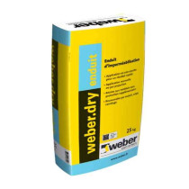 Enduit épais d'Imperméabilisation WeberDry Enduit 25 kg