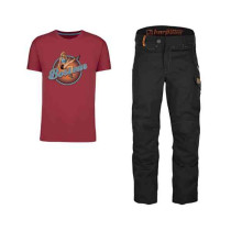 Lot Pantalon Bosseur Harpoon Medium Noir + Tee-Shirt 2024
