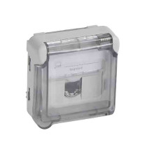 Prise RJ45 Legrand CAT 6A STP Plexo Composable IP55 Gris 069559