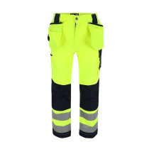 Pantalon de Travail Herock Styx High Viz Jaune/Bleu Marine