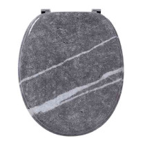 Abattant WC Wirquin Woody Effet Marbre Gris 20720370