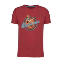 Tee-Shirt Bosseur Pin-Up 2024 Terracotta
