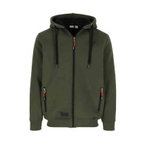 Sweat à Capuche Zippé Herock Otis Kaki Foncé