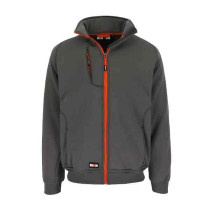 Sweat-shirt Zippé Herock Othello Gris