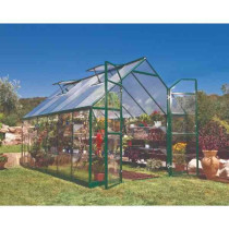 Serre de Jardin Polycarbonate Aluminium Canopia Balance 8,7 m² Vert
