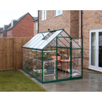 Serre de Jardin Polycarbonate Aluminium Canopia Hybrid 5,4 m² Vert