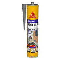 Sikaflex pro 11 FC, couleur gris béton, la cartouche de 300 ml