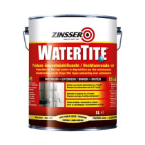Peinture Imperméabilisante Blanche Watertite Zinsser 5 litres
