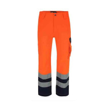 Pantalon de Travail Herock Olympus High Viz Orange/Bleu Marine