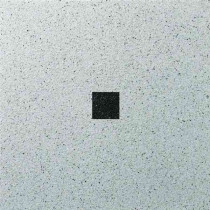 Dalle Marlux Fiorentina 40 x 40 x 3,6 cm couleur Gris uni avec un cabochon, le M2