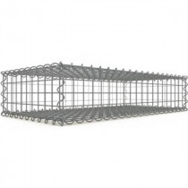 Gabion Rectangulaire 100x20x50 cm 4 faces fil 4 mm maille 5x5 cm