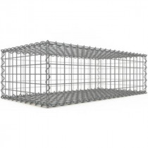 Gabion Rectangulaire 100x30x50 cm 4 faces fil 4 mm maille 5x5 cm