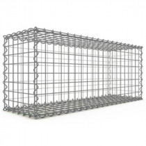 Gabion Rectangulaire 100x40x30 cm 4 faces fil 4 mm maille 5x5 cm