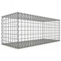 Gabion Rectangulaire 100x40x40 cm 4 faces fil 4 mm maille 5x5 cm