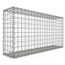 Gabion Rectangulaire 100x50x20 cm 4 faces fil 4 mm maille 5x5 cm