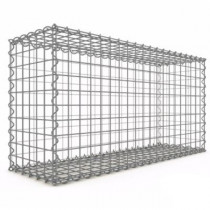 Gabion 100x50x30 cm fil 4 mm maille 5x5 cm 5 faces sans 1 côté