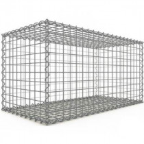 Gabion Rectangulaire 100x50x50 cm 4 faces fil 4 mm maille 5x5 cm