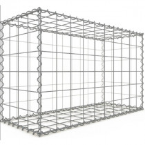 Gabion Rectangulaire 100x60x40 cm 4 faces fil 4 mm maille 10x10 cm