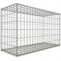 Gabion 100x60x40 cm fil 4 mm maille 5x10 et 10x10 cm 4 faces