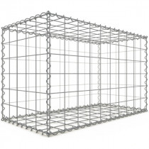 Gabion Rectangulaire 100x60x50 cm 4 faces fil 4 mm maille 10x10 cm