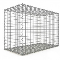 Gabion 100x70x50 cm fil 4mm maille 5x5 cm 5 faces sans dessous