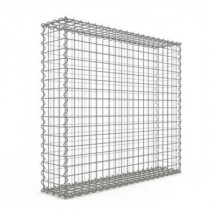 Gabion 100x90x20 cm fil 4mm maille 5x5 cm 5 faces sans dessous