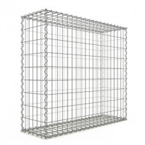 Gabion Rectangulaire 100x90x30 cm 4 faces fil 4 mm maille 5x10 cm