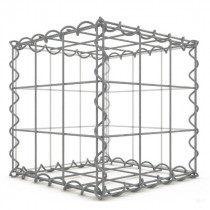 Gabion Cubique 30x30x30 cm 4 faces fil 4 mm maille 10x10 cm