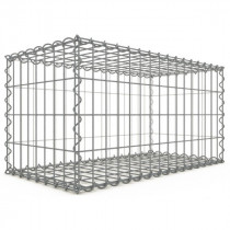 Gabion 80x40x40 cm fil 4 mm maille 5x10 et 10x10 cm 4 faces