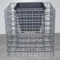 Gabion pour pot de fleurs cube - 42cm