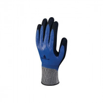 Gants Anti-coupure DeltaPlus VECUT54BL Bleu Roi-Noir