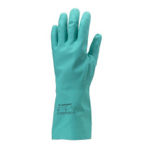 Gants de Protection Nitrile Coverguard Eurochem N5510 Vert x10