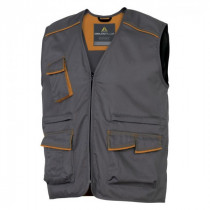 Gilet de Travail DeltaPlus M2GI3 Gris-Orange