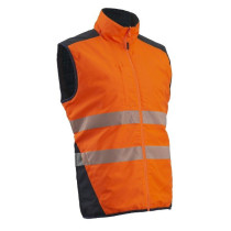 Gilet Froid Réversible HV Coverguard Yoru Orange Fluo/Bleu