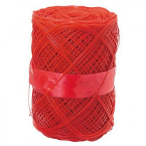 Grillage avertisseur rouge largeur 30 cm en rouleau de 100 ml, le rouleau