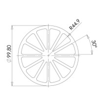 Grille Anti-rongeurs Inox pour Siphon Limatec ⌀ 63 mm