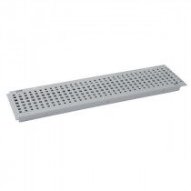 Grille Caniveau Piscine A15 Connecto Nicoll Gris Clair 100 mm x 0,50 m