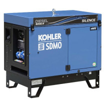 Groupe Électrogène Monophasé 4900W Kohler Diesel 6000 A Silence C5