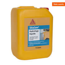 Hydrofuge Liquide pour Béton et Mortier Sikacem, 5 litres