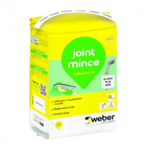 Mortier Joint Mince Gris Ciment pour Mur WeberJoint Fin 5 kg