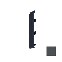 Jonction pour Lame de Bardage MEP Isocel Veiné Bois Anthracite x10