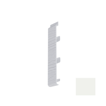 Jonction pour Lame de Bardage MEP Isocel Veiné Bois Blanc x10