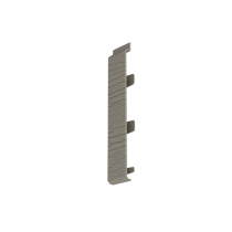 Jonction pour Lame de Bardage MEP Isocel Veiné Bois Taupe x 10