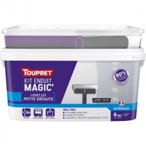 Kit de Lissage Pâte Toupret Magic' Blanc Multi-support Seau 6 kg