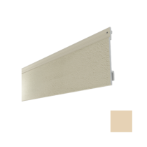 Lame de Bardage PVC MEP Isocel 154 mm Crépi Ambre Clair, 4 m