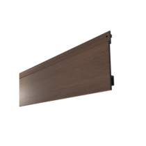 Lame de Bardage PVC MEP Isocel 166 mm Nature Brun, 4 m