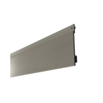 Lame de Bardage PVC MEP Isocel 166 mm Veiné Bois Taupe, 4 m