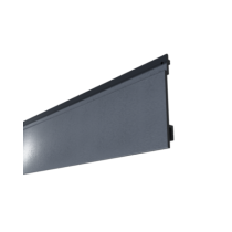 Lame de Bardage PVC MEP Isocel Premium 166 mm Alu Brossé, 4 m