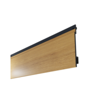 Lame de Bardage PVC MEP Isocel Premium+ 166 mm Chêne Clair, 4 m